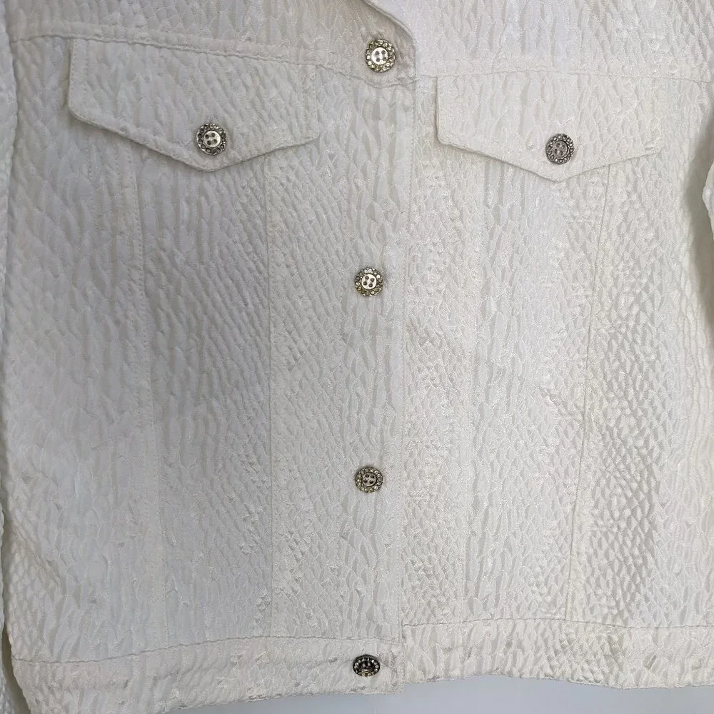 MSK Ladies Light Weight Jacket Cream color Fully Lined